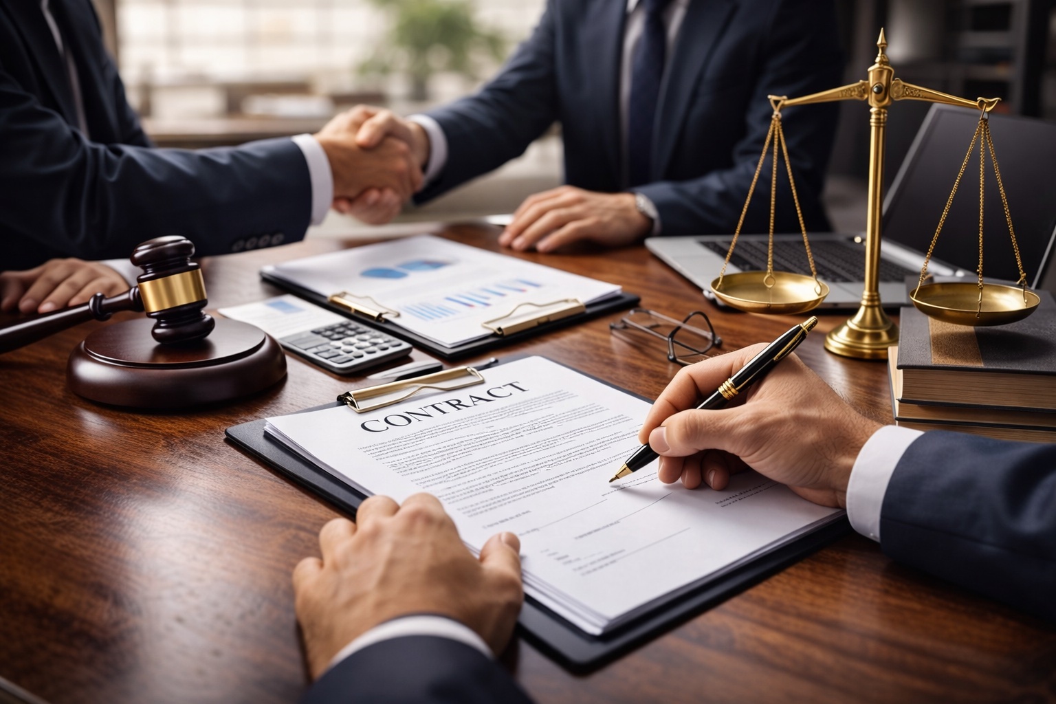 Droit des affaires — signature de contrat